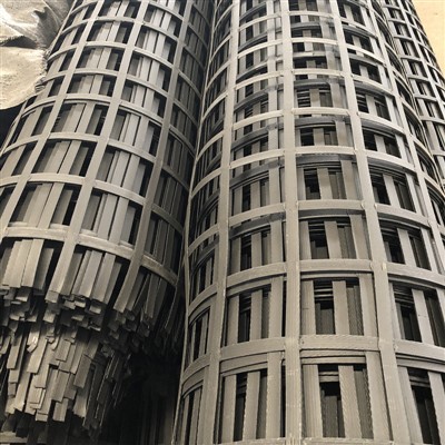 Geogrid Plastig Dur Ar gyfer System Wal Gynnal Pridd Atgyfnerthol